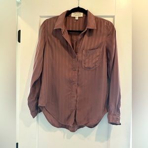 Cloth & Stone Mauve Button Down Shirt